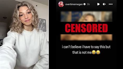 overtime megan leak full video|Overtimemegan speaks out after hacker leaks personal photos